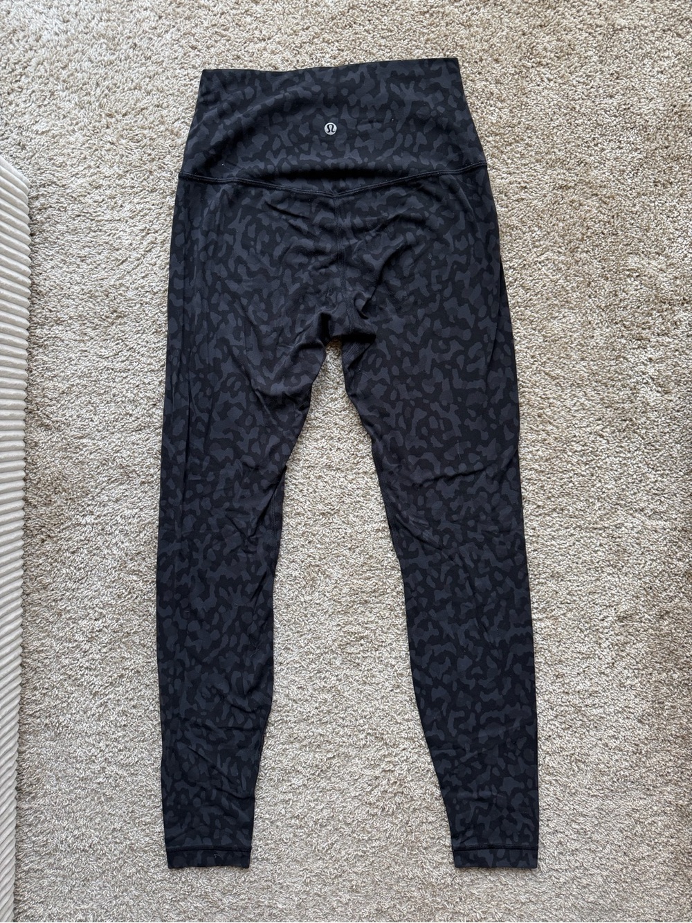 lululemon Align High-Rise Black Leopard Print Leggings - 28”